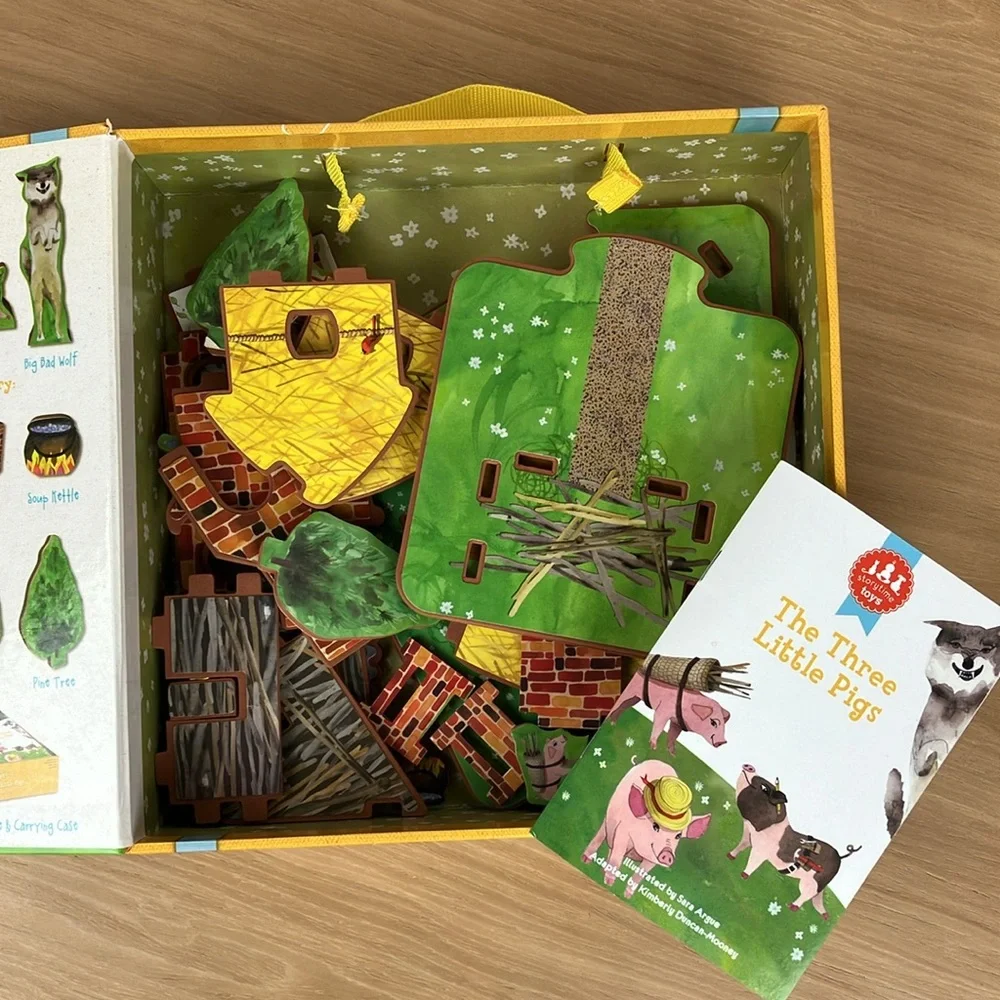 Three Little Pigs - Puzzle and Storybook